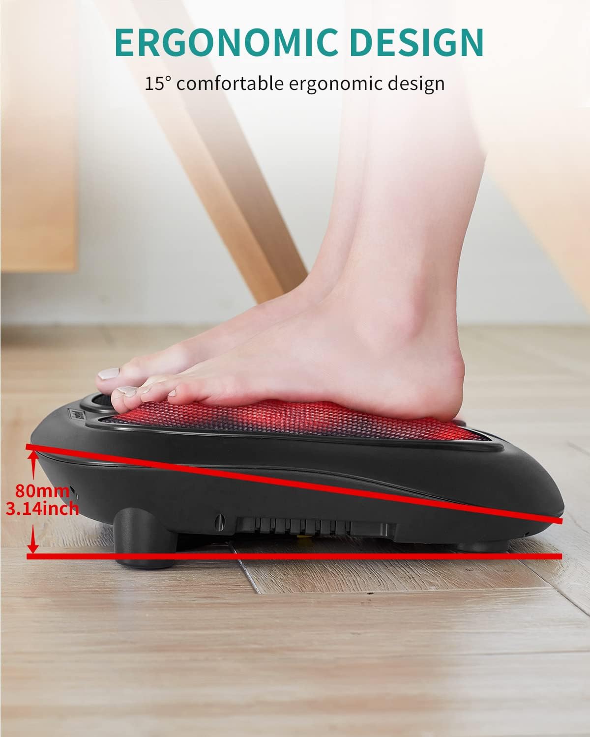 Premium Foot Massager with Heat for Guaranteed Foot Pain Relief