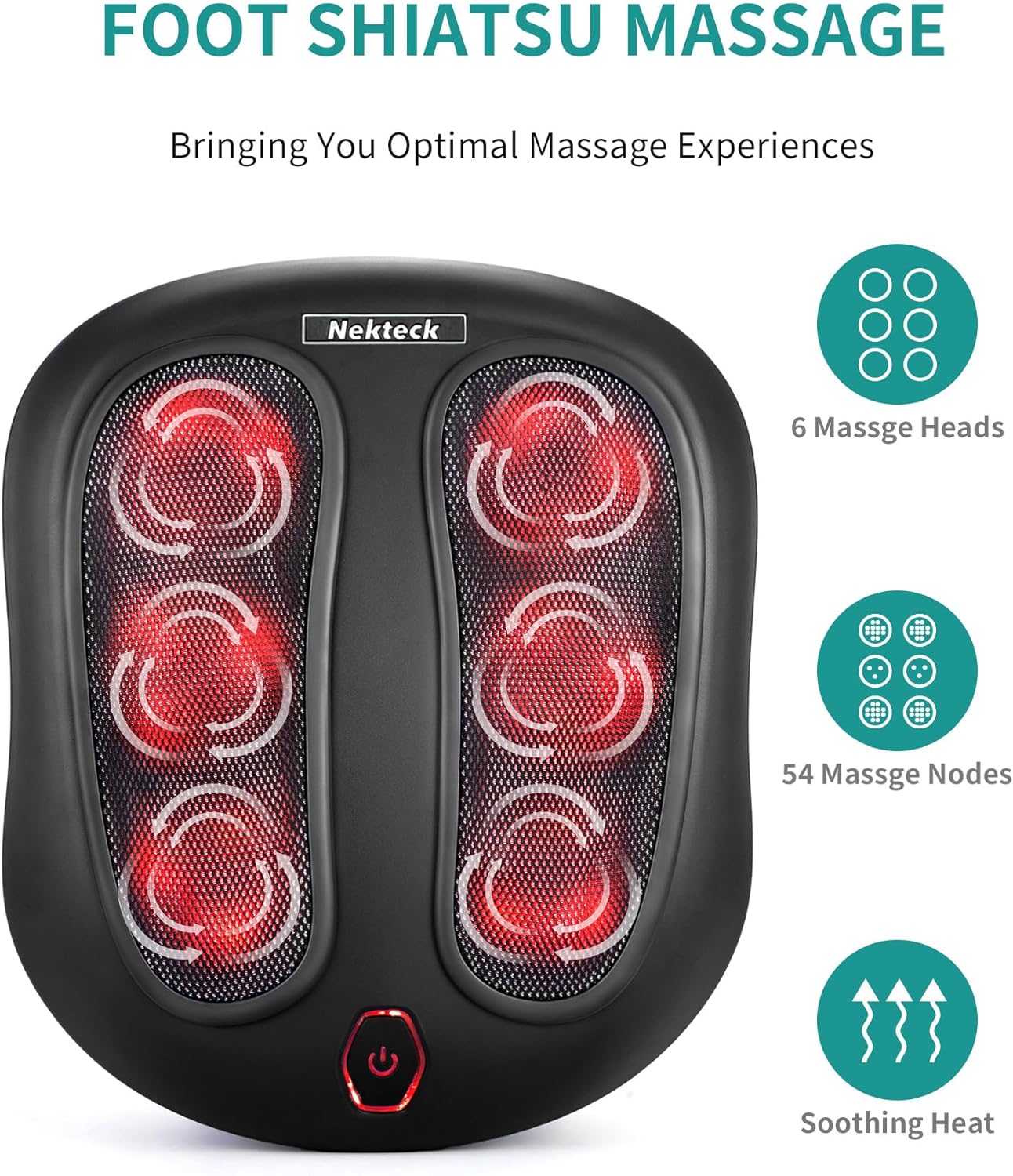 Premium Foot Massager with Heat for Guaranteed Foot Pain Relief