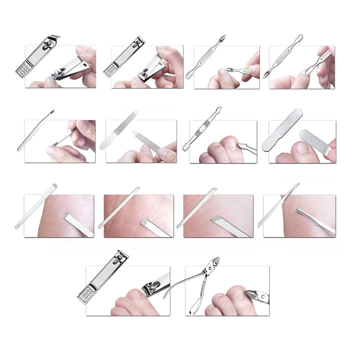 Professional 19-Piece Manicure & Pedicure Kit