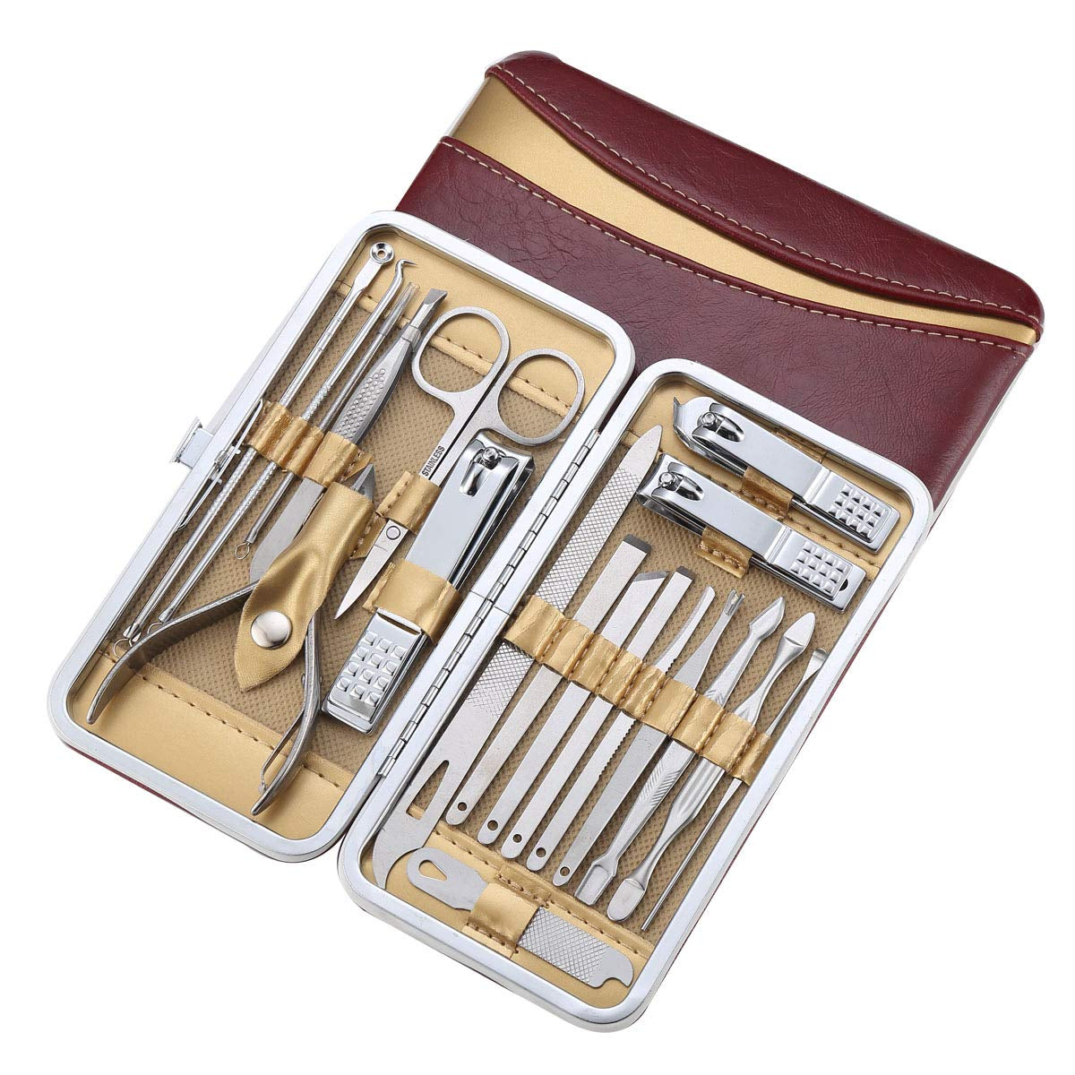 Professional 19-Piece Manicure & Pedicure Kit